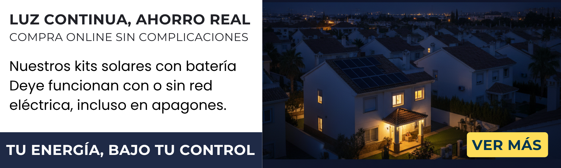 KIT CON BATERÍA DEYE